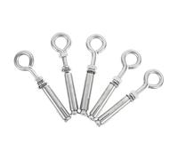 NUOBESTY Crochets D'expansion en Acier Inoxydable Sécurité Renforcée 5pcs Capacité de Charge Élevée, Design Simple et Élégant pour Couvercle de Regard