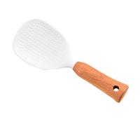NUOBESTY Cuillère à Riz Silicone Compacte Résistante pour Cuiseur à Riz, Spatule Antiadhésive Adaptée la Cuisine Familiale et Professionnelle