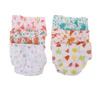 NUOBESTY Culottes D'apprentissage en Coton et Polyester, Confortables et Absorbantes Lot de 6 Lavables avec Motifs Variés, pour Réduire Irritations pour Bébés