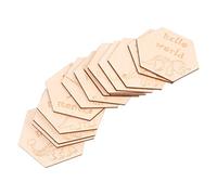 NUOBESTY De Mensuelles 14Pcs Wooden Monthly Photo Cards Baby Birthday Blocs Monthly Commémorative Bloc Baby Growth Cards for New Mom Dad Couple Use