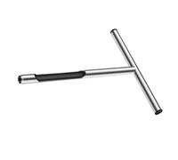 NUOBESTY de Prélèvement de Sol en Acier Inoxydable 304 Longueur 52X25 CM Poignée en T Antidérapante Outil Manuel d'Analyse et d'Échantillonnage pour Jardinage et Entretien des Pelouses