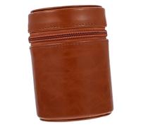 NUOBESTY de Rangement Étanche pour Objectifs Appareil Photo Housse de Protection PU pour Objectifs DSLR avec et Protection Antichocs Sacoche Pratique pour Photographe