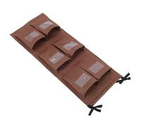 NUOBESTY de Rangement Suspendu pour de Nettoyage Hôtelier Organisateur de Fournitures de Nettoyage Oxford Janitorial avec Six Compartiments Verticaux Facile à Attacher Nettoyer Couleur