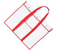 NUOBESTY De Rangement Transparent pour Œuvres Art Pochette De Stockage pour Affiches Et Documents Organisateur Pratique pour Enseignants Et Artistes avec Poignée De Transport