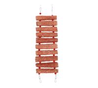 NUOBESTY Décoratif pour Hamster, Pont en Rafle de Maïs Résistant | Mordillage et Usure, Acier Inoxydable, pour Cochon D’inde et Lapin, Accessoire Ludique Couleur Aléatoire