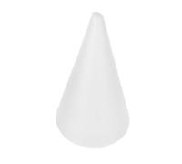 NUOBESTY Décoration de cône en mousse cône en mousse cône en mousse bricolage cône en mousse sèche mousse de cône floral cônes en mousse sèche Mousse de polystyrène blanche