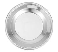 NUOBESTY Dessous de Verre pour Sachets de Thé en Acier Inoxydable 410 Plat Porte-Sachet de Thé Décoratif Rond 125 CM Récipient Anti-Goutte pour Table à Manger Boîte en Métal Accessoire la