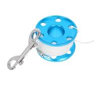 NUOBESTY Dévidoir de Plongée en Alliage D'aluminium Léger avec Mécanisme Anti-enchevêtrement, Ligne et Mousqueton Double pour Exploration sous-Marine Professionnelle