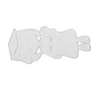 NUOBESTY Die Découpe Diy Étudiants Diplômés Matrice Acier Au pour Ébauchage et Artisanat de Cartes Outil de Décoration Durable pour Fête de Remise de Diplôme et Scrapbooking