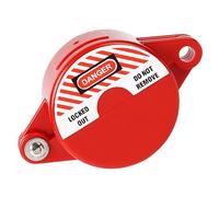 NUOBESTY Dispositif de Verrouillage de Vanne Industrielle ABS Rouge pour Volant 64-127 MM Serrure de Robinet D’Eau Extérieure Sécurisée Verrouillage de Vanne de Gaz Fiable pour