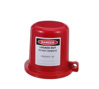 NUOBESTY Dispositif de Verrouillage de Vanne Rotative Industriel en Plastique Compatible Diamètres 44-539 MM Résistant Haute Température Verrou Sécurité pour Consignation Électrique