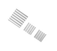 NUOBESTY Dissipateurs Thermiques Aluminium pour Circuit Imprimé, Kit de Refroidissement 3 Pièces, Usage Électronique, Profil Compact, Ruban Adhésif Thermique Intégré, Couleur Argenté