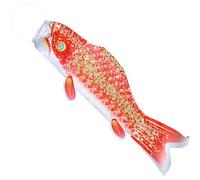 NUOBESTY Drapeau japonais de manche à air de carpe koï, 101,6 cm, manche à air en forme de carpe koï, drapeau de poisson, cerf-volant, décoration à suspendre pour jardin et cour