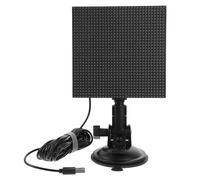 NUOBESTY Écran LED Voiture Programmable Points avec Affichage Expression Intelligente Écran Connecté Contrôlé par Application Accessoire Publicité Fenêtre Arrière