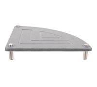 NUOBESTY Égouttoir D’Angle en Diatomite pour Évier Cuisine Support de Rangement Étagère Ventilée Séchage Rapide Couleur Gris Foncé 1 Pièce Cuisine et Salle de Bain