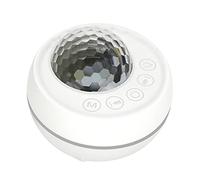 NUOBESTY Enceinte Étanche avec Projection Lumineuse Musicale Portable et Multifonction pour Salle de Bain