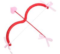 NUOBESTY Ensemble d'arc et Flèches de Cupidon en Mousse Léger Accessoires de Costume pour Fête Cosplay Saint-Valentin Décoration de Soirée et Jeu Garçon et Filles Kit Complet pour