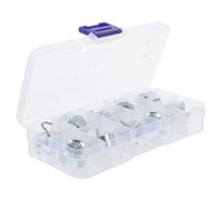 NUOBESTY Ensemble de 10 Poids de Laboratoire à Crochets en Fer Chromé 20 G Chacun Calibrés Précision pour Expériences de Physique et Mécanique Fournitures Scientifiques pour Enseignement