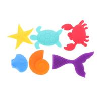 NUOBESTY Ensemble de 6 Pierres en Silicone Réutilisables pour Exercices Sensoriels de Mémoire, Adapté aux Adultes et Personnes Âgées pour Divers Contextes