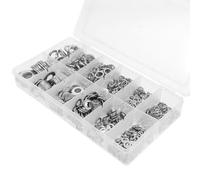 NUOBESTY Ensemble de 790 Rondelles Plates en Acier Inoxydable 4-12 MM Assortiment Complet de Rondelles Élastiques et Métalliques Anti-Desserrage pour Plomberie Quincaillerie et