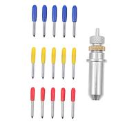 NUOBESTY Ensemble Doutils De Gravure Et De Découpe - 1 Jeu De Découpeuses De Lettrage pour Ordinateur avec Lames De Rechange pour Découpe Au Traceur Et Projets Dartisanat