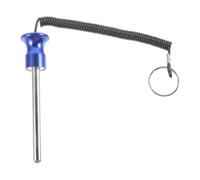 NUOBESTY Épingle de Chargement pour Fitness en Aluminium Bleu Structure Stable et Résistante, Porte-Disque de Poids pour Entraînement en Salle de Musculation