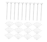NUOBESTY Épingles à Fleurs Forme de Diamant pour Mariage Accessoires Cheveux et Décorations DIY Élégantes et Polyvalentes