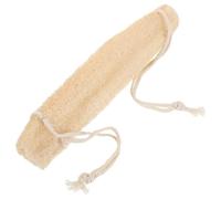 NUOBESTY Éponge Exfoliante Naturelle en Loofah Corps avec Sangle Dorsale Longue, Serviette de Massage Douce pour Hommes et Femmes, Bain