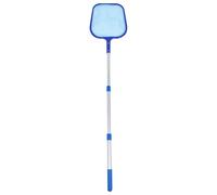 NUOBESTY Épuisette Télescopique Filet à Maille Fine en Alliage D'aluminium et PP Facile à Transporter, pour Fête Estivale pour Piscine et Aquarium pour Feuilles et Débris