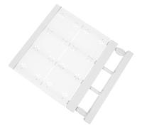 NUOBESTY Étagère de Placard Extensible à Tension Réglable 30-40 Cm X 24 Cm en Plastique et Acier Carbone, Séparateur de Rangement pour Armoire, Dressing et Meuble Multifonction,