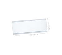 NUOBESTY Étagère de Remplacement pour Réfrigérateur Verre Transparente Support Stable et Facile à Nettoyer pour Cuisine et Rangement Polyvalent