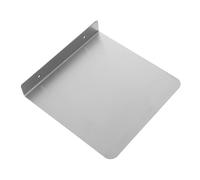 NUOBESTY Étagère Murale Flottante en Acier Inoxydable, L, Argenté, Installation Facile, Gain de Place, pour Bouteilles D’épices et Toilettes, Chambre, Rangement Maison