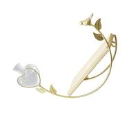 NUOBESTY Étagère Murale Nordique Dorée en Fer 1 Niveau pour Rangement Multifonctionnel, Porte-Objets Divers pour Salon et Chambre, Support Mural Décoratif Hydroponique, Tablette Murale