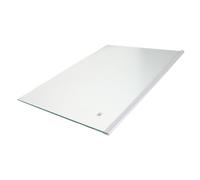 NUOBESTY Étagère Verre pour Réfrigérateur Plateau de Séparation Transparent Remplacement Étagère de Réfrigérateur avec Bords Repliés pour Organisation