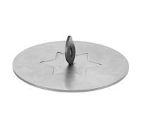 NUOBESTY Éteignoir à Bougie en Acier Inoxydable Grand Modèle Hexagonal Naturel Outil Coupe-Vent pour Bougies Parfumées et Chauffe-Plat Accessoire Domestique pour Éteindre la Flamme en