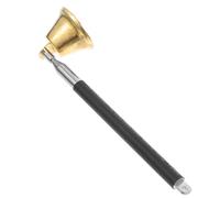 NUOBESTY Éteignoir à Bougie Télescopique en Alliage d'Aluminium Manche Long Extensible Extincteur à Flamme en Métal pour Bougies Parfumées Accessoire Sûr et Pratique pour Maison et