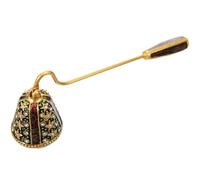 NUOBESTY Éteignoir à Bougie Vintage en Métal Strass D’Étoile Manche Long pour Sécurité Accessoire Déco Maison Outil Pratique pour Éteindre Bougies en Toute Simplicité