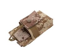 NUOBESTY Étui De Rangement pour Radio, Étui Universel Molle pour Équipement Tactique CS en Conditions Réelles (Camouflage Désert)