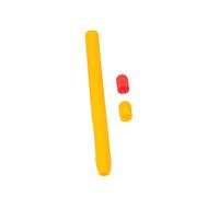 NUOBESTY Étui en Silicone Antidérapant pour Stylet 2e Génération, Manchon de Protection Orange Capuchons, Accessoire Solide pour Tablette Tactile, Usage Quotidien, Protection Complète