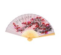 NUOBESTY Éventail Mural Chinois Pliant Décoratif Grand Format Style Antique pour Salon Fête et Décoration Murale Moderne