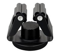 NUOBESTY Fer Porte-balai Magnétique Noir Robuste, pour Mops et Pelles | Gain de Place Rapide, Fixation pour Entrepôt Ferreux, Organisation D’armoire Utilitaire, Évite les Chutes