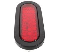 NUOBESTY Feu de Freinage Stroboscopique LED Rouge Étanche 12v pour Camion, Voyant D’avertissement Multifonctions pour Remorque, Bateau et Camping-car, Feu Stop Arrière Anti-brouillard