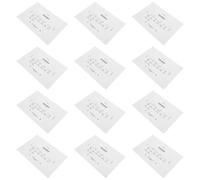 NUOBESTY Feuilles de Lubrification Pack de 12 Pièces, Compatibles Coupe Transversale et Micro-Coupe pour Déchiqueteuse de Papier Blanc Usage Domestique et Commercial