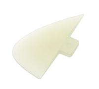 NUOBESTY Fibre de Verre Aileron de Planche de Surf, Design Nid d'abeille | Centre de Poisson, Contrôle Optimisé, Stabilité Accrue, pour Shortboard et Paddleboard, Vert Clair