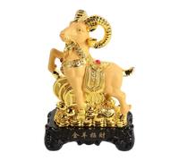 NUOBESTY Figurine de Chèvre du Zodiaque 2027 en Résine, Souvenir