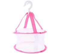 NUOBESTY Filet de Séchage pour Éponge de Beauté et Pinceaux de Maquillage, Support Pliable en Tissu Rose, Léger, pour Familles
