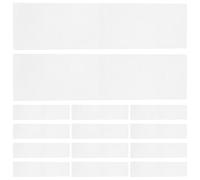 NUOBESTY Film Thermorétractable Transparent 63 Taille S 400 Feuilles pour Scellage Étanche de Bouteilles Pots de Miel et Confiture Film D’Emballage Rétractable Polyvalent Industriel et