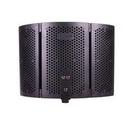 NUOBESTY Filtre Micro Coupe-vent en Abs Mousse Absorbante de Bruit, Écran D'isolation pour Microphone, Protection Anti-souffle pour Usage en Studio D'enregistrement