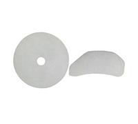 NUOBESTY Filtres De Sèche-linge 2pcs Filtre D'admission Et D'échappement Compatible Sèche-linge 235mm x 34mm Et 17.3cm