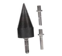 NUOBESTY Foret de Fendage de avec Mandrins Foret Robuste pour Fendeur Bûches Haute Dureté et Thermique pour Chauffage et Accessoires Perceuses